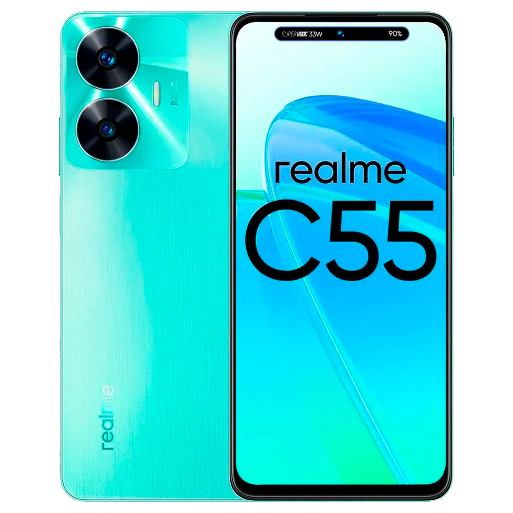 Смартфон Realme C55 8/256GB, Rainforest (Зеленый)
