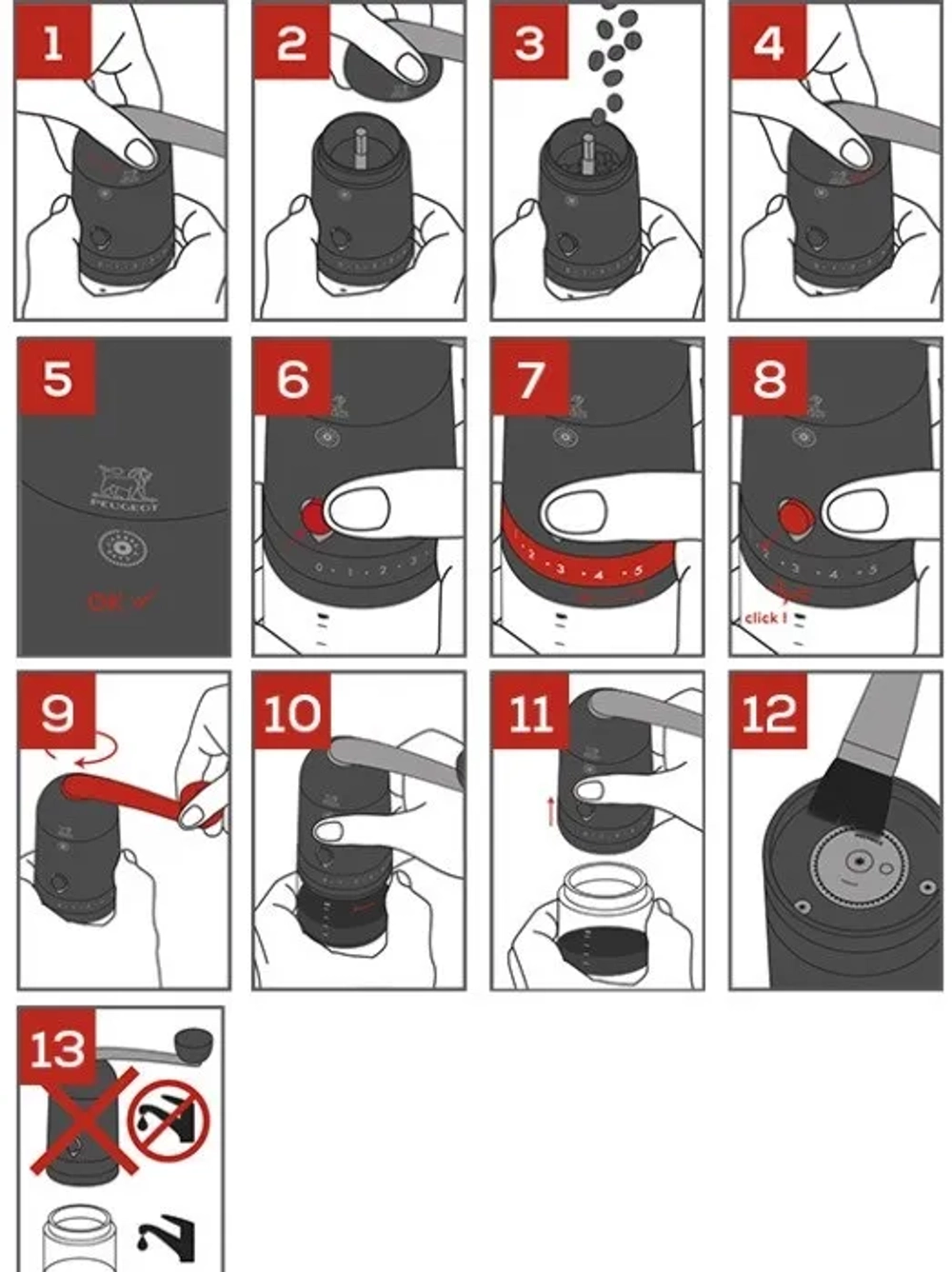 Peugeot Кофемолка L'abre EAN 4006950036706