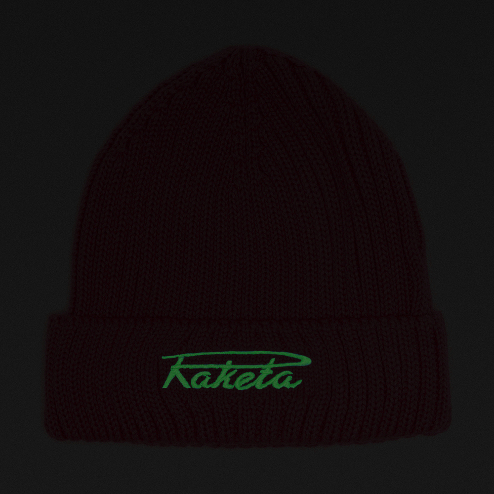 Night Glow Watch Cap Red x RAKETA