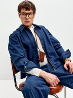 Куртка джинсовая с мраморным эффектом