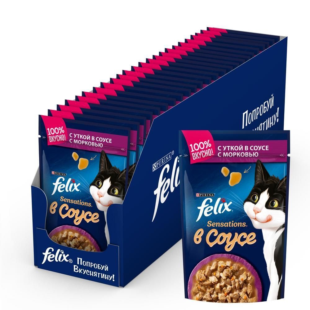 FELIX Sensations вУдивСоу Утк/Морк 85г