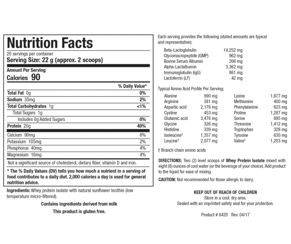 Whey Protein Isolate