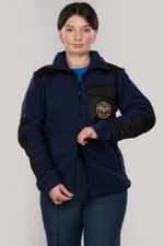 Куртка флисовая женская МЧС (с шевронами)