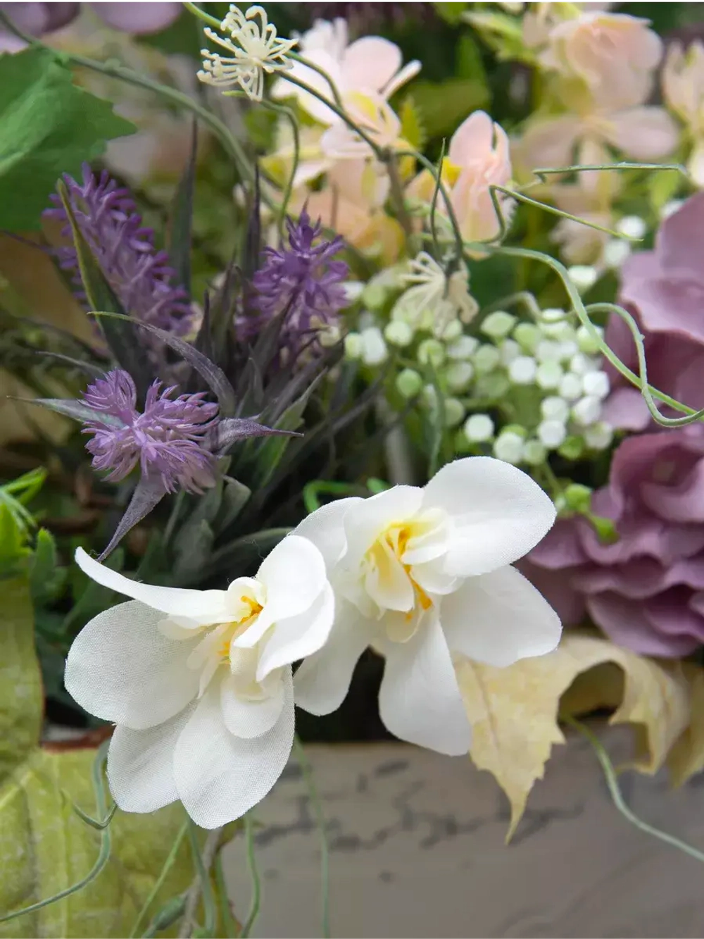 Искусственные цветы для декора в кашпо