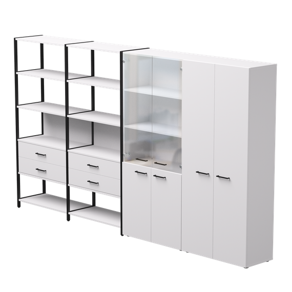 Набор стеллажных систем №16 Everprof EVO 3235x385x1840