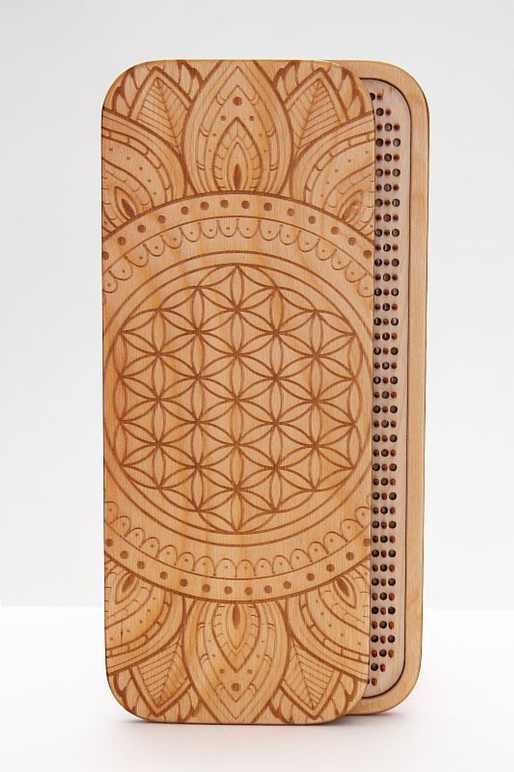 Доска садху Ом на мандале алюминиевые гвозди