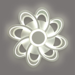 8198/95L LEDIO LN25 белый, металл/акрил Потолочный светильник с пультом ДУ 3000-6000К LED 95W 220V MANILA