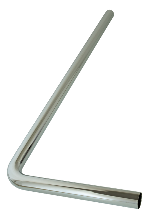 Колено хром.  Ganzer  Ф32мм-30см-80см  (50/1шт)