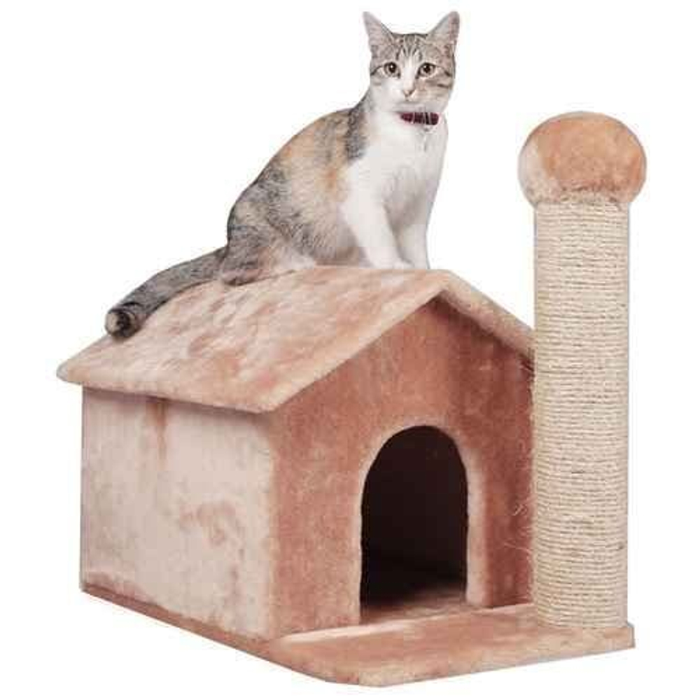 Домик-Избушка 54х36х50см Шурум-Бурум для кошек