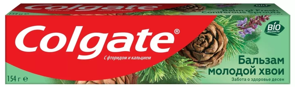Зубная паста Colgate Бальзам молодой хвои противовоспалительная, 100 мл