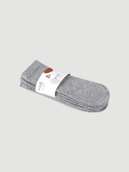 Носки детские Mjölk Grey Melange, сет из 3х