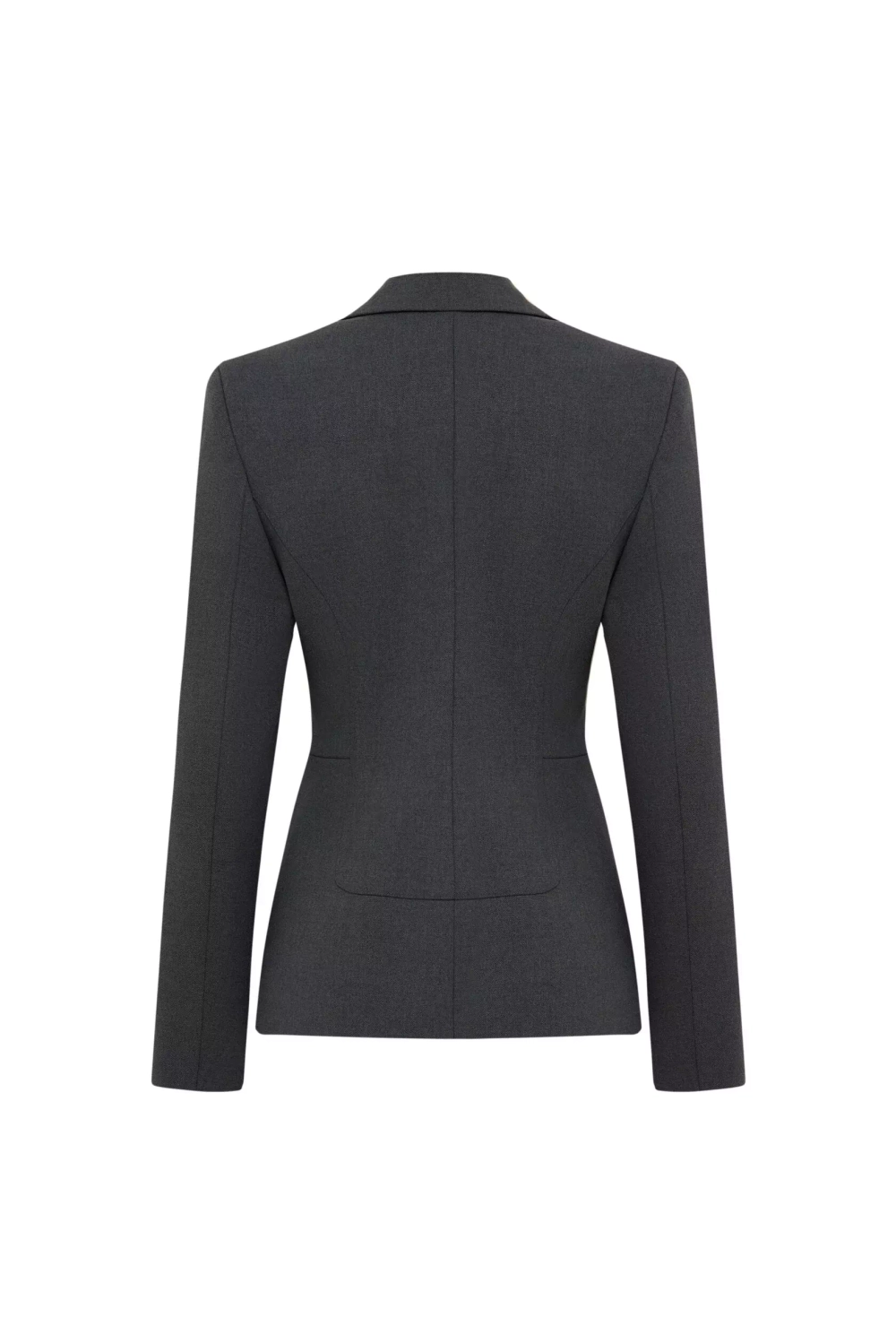 Жакет приталенный серый, Серый
