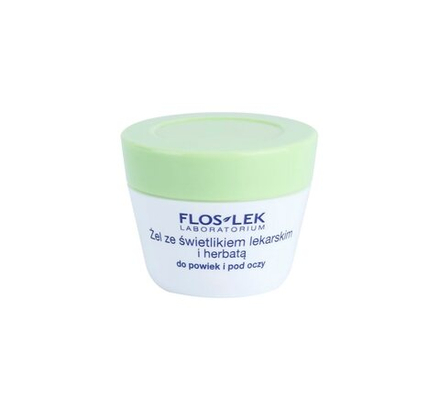 FlosLek Laboratorium Eye Care - гель для области вокруг глаз со скайлайтом и зеленым чаем /   10  g  / GTIN 5905043000084