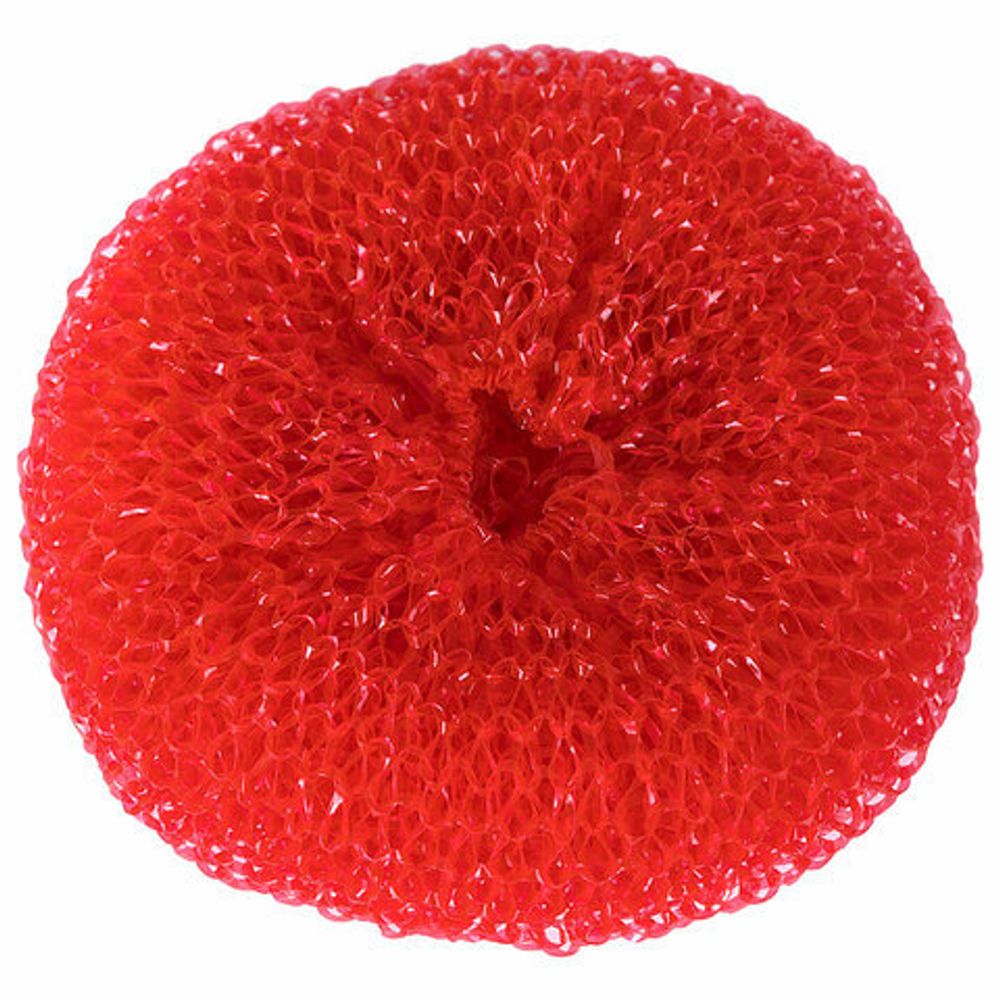 Губки (мочалки) пластиковые, сетчатые, 3х7 г, КОМПЛЕКТ 3 шт., для посуды, гриля, плиты, LAIMA, 603107