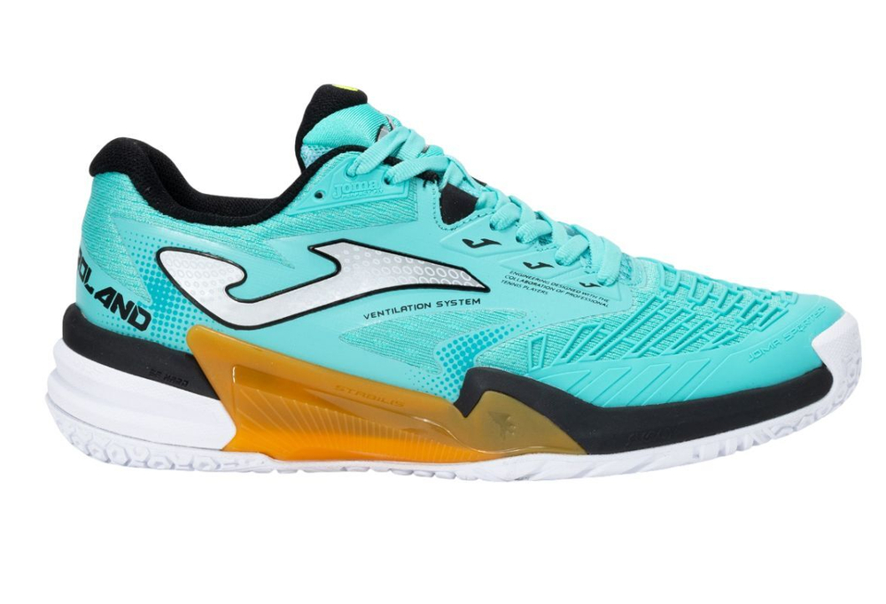 Мужские кроссовки теннисные Joma Roland Men 2527 - Бирюзовый