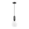 4668/1 PENDANT ODL20 471 черный/белый Подвес E27 1*40W (тип лампы СВЕЧА) 220V OKIA