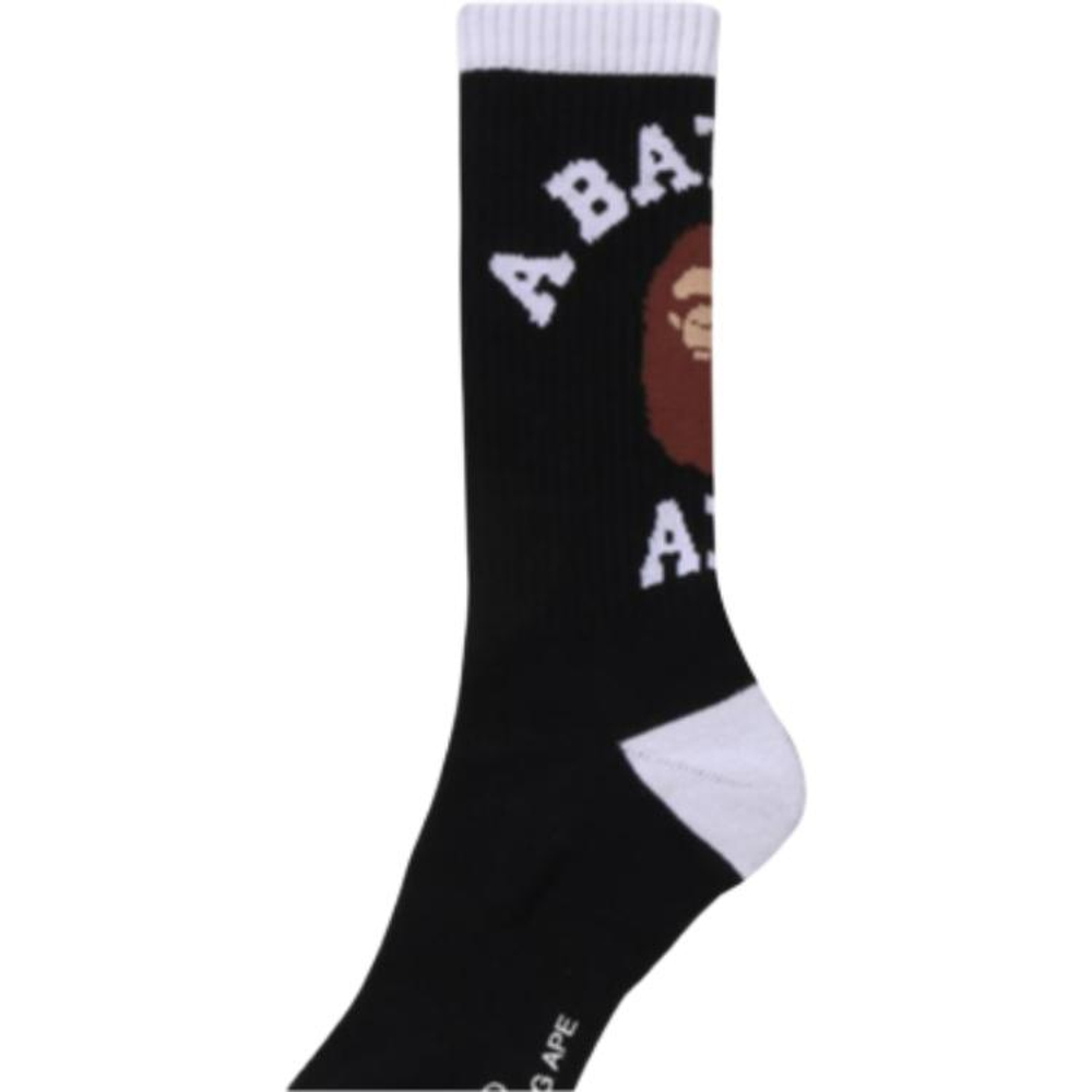 A Bathing Ape Bathing Ape Fw25 Crew Носки черный