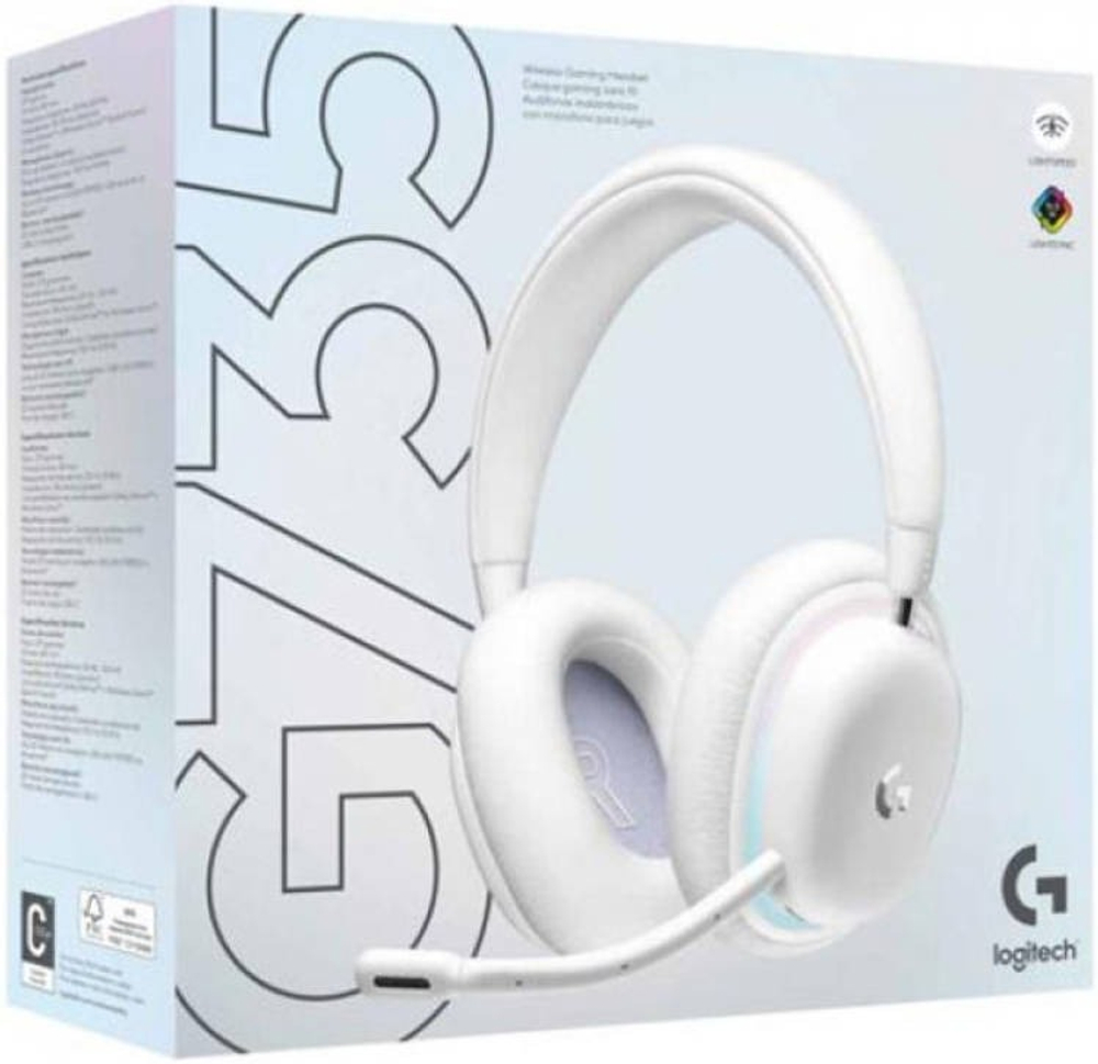 Беспроводные игровые наушники Logitech G735 White