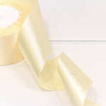 Лента Атласная 5см х 28м Сатин (Бежевый)