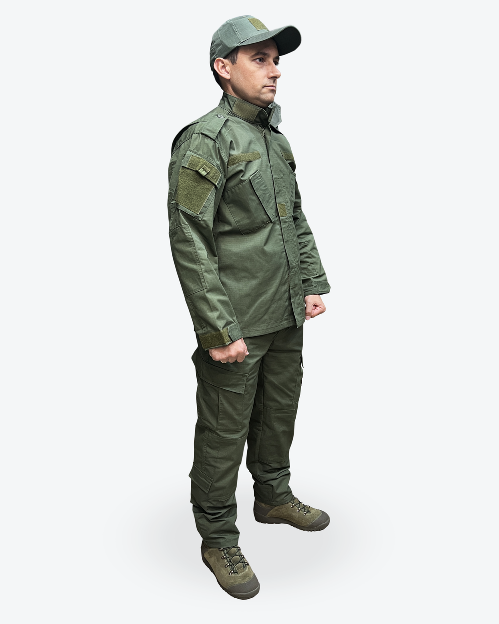 Тактический костюм ACU летний — Олива, износостойкий Rip-Stop