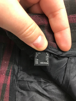 Юбка Mexx в клетку 40 размер