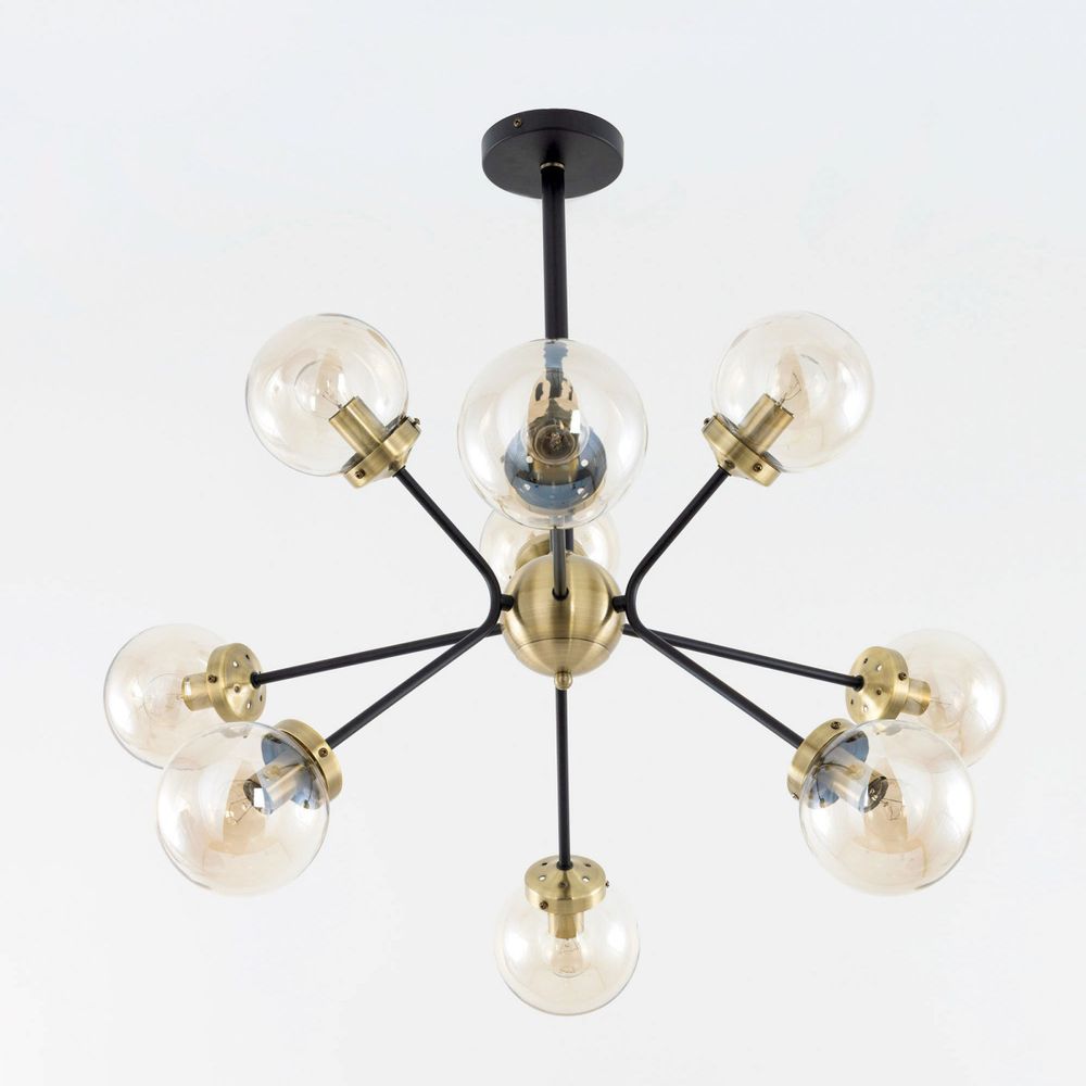 Citilux Планета CL105295 Люстра на штанге Бронза