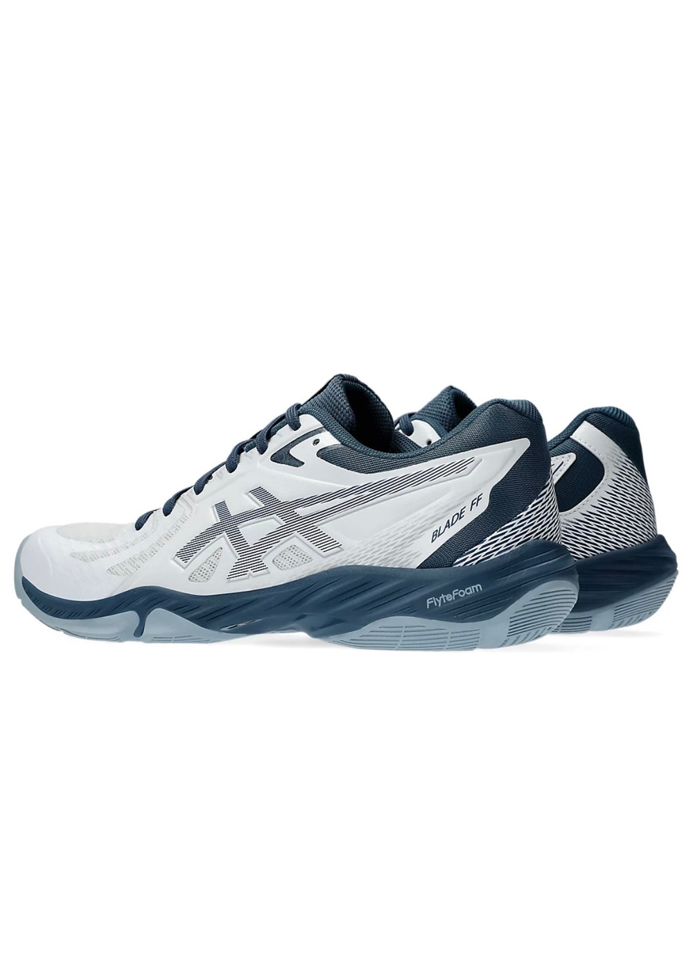 ASICS, BLADE FF, Handball, WHITE/VINTAGE INDIGO, MEN, US 11,5 /EUR 46 /UK 10,5 /СМ 29,5