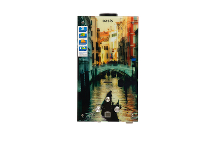 Газовый проточный водонагреватель Оазис серия Glass 20 TG