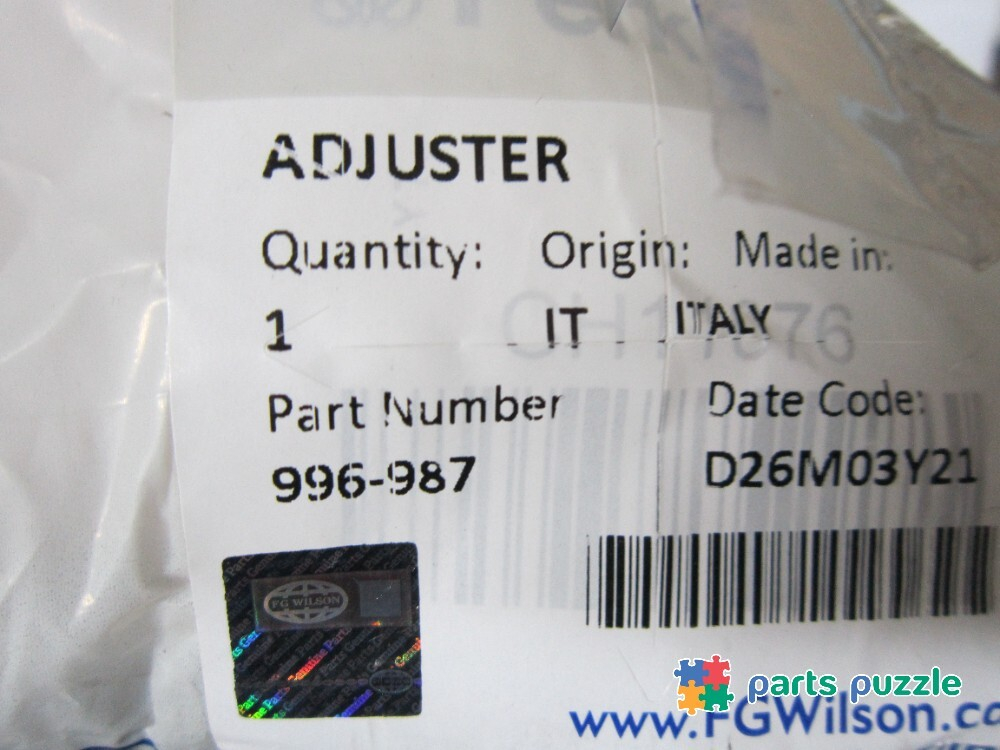 Болт / ADJUSTER АРТ: 996-987