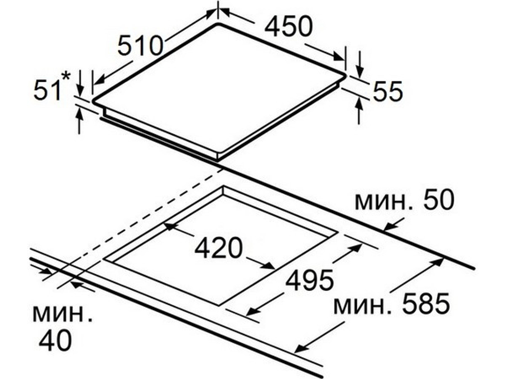 Варочная панель MAUNFELD AVCE4535SDBK электрическая
