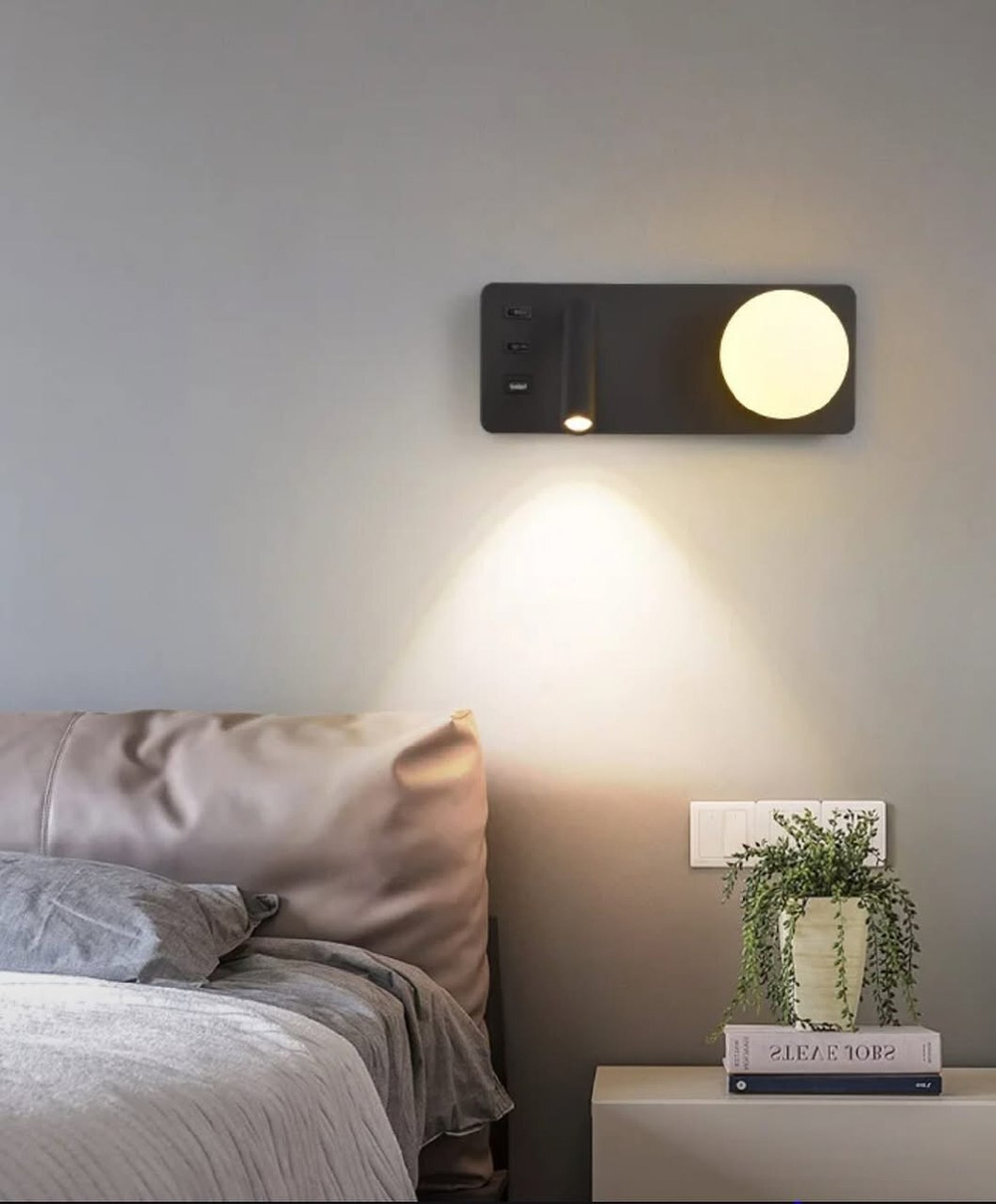 Современные бра-читалки в трёх вариантах