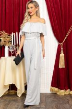 Комбинезон вечерний Сказочный образ (серебро) К14702-21М LT Collection