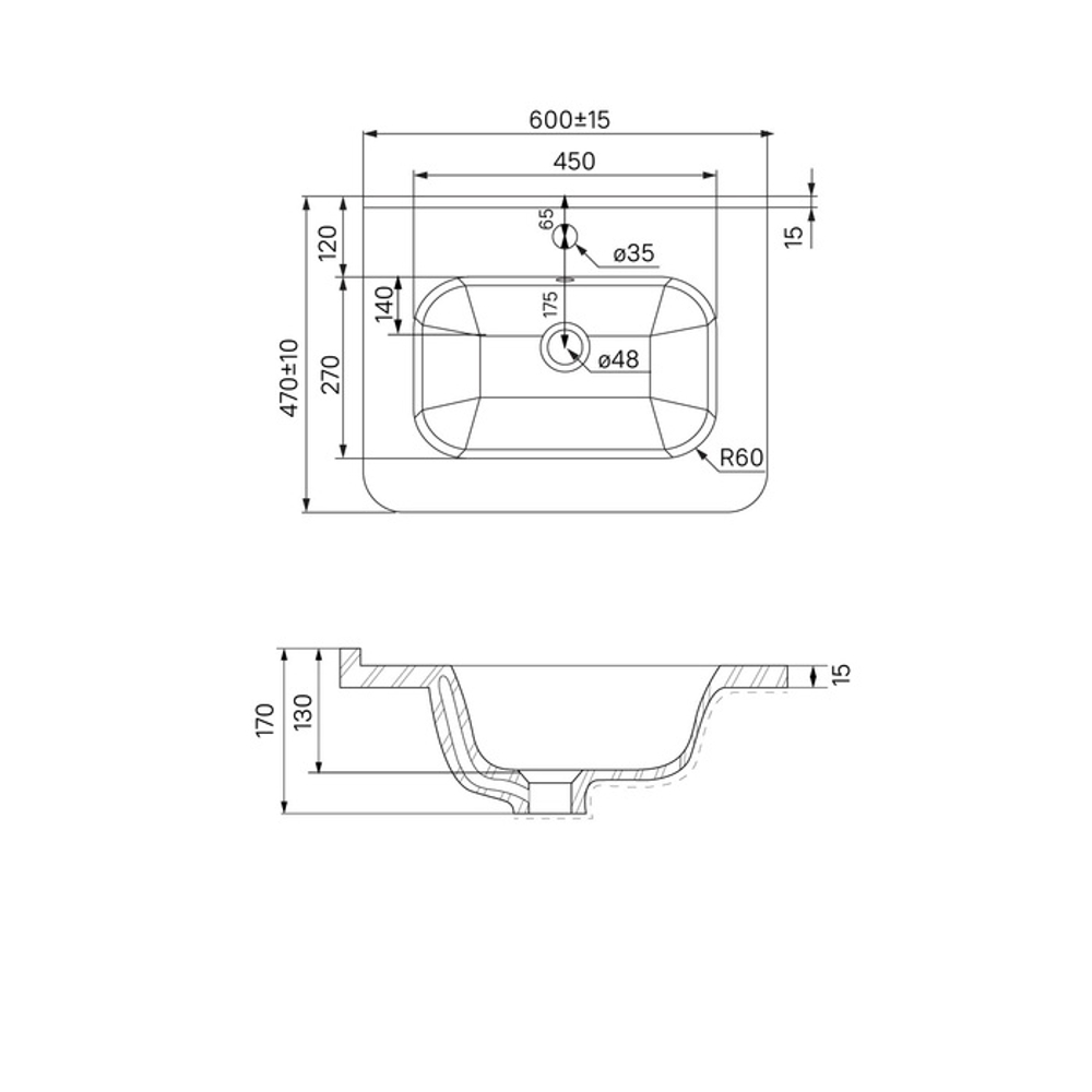 Тумба с умывальником IDDIS Edifice, подвесная, 60 см, светло-серый, EDI60L0i95K