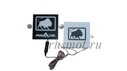 Светодиодная табличка двойная ПРЕМИУМ 24V 15х15 МАЗ