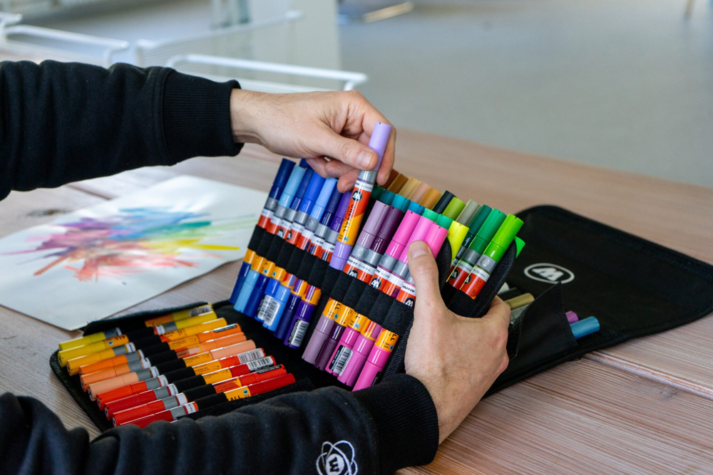 Molotow пенал органайзер на 80 маркеров Marker bag