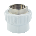 Муфта PP-R комбинированная белая Дн 40х1 1/2" ВР под ключ VALFEX 10134240