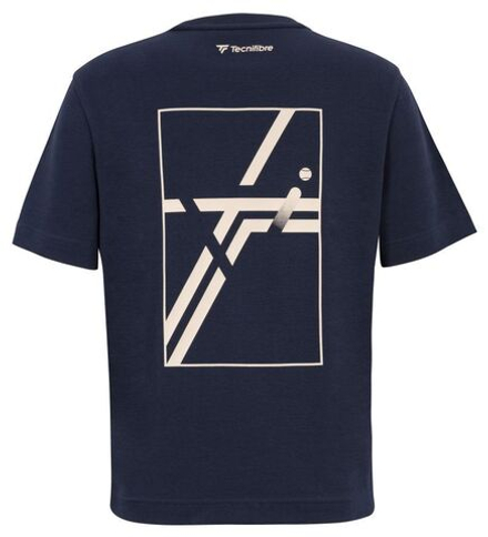 Женская теннисная футболка Tecnifibre Graphic 2025 - marine