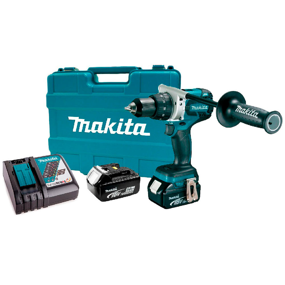 Аккумуляторная дрель-шуруповерт Makita DDF481RTE