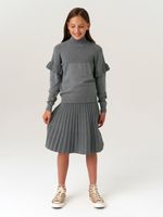 Джемпер для девочки AT244 серый