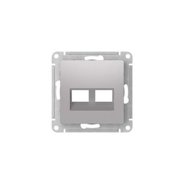 Накладка двойная AtlasDesign для информационных функций типа Keystone алюм. SE ATN000390
