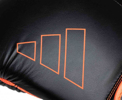 Перчатки боксерские Hybrid 80 черно-красные adiH80