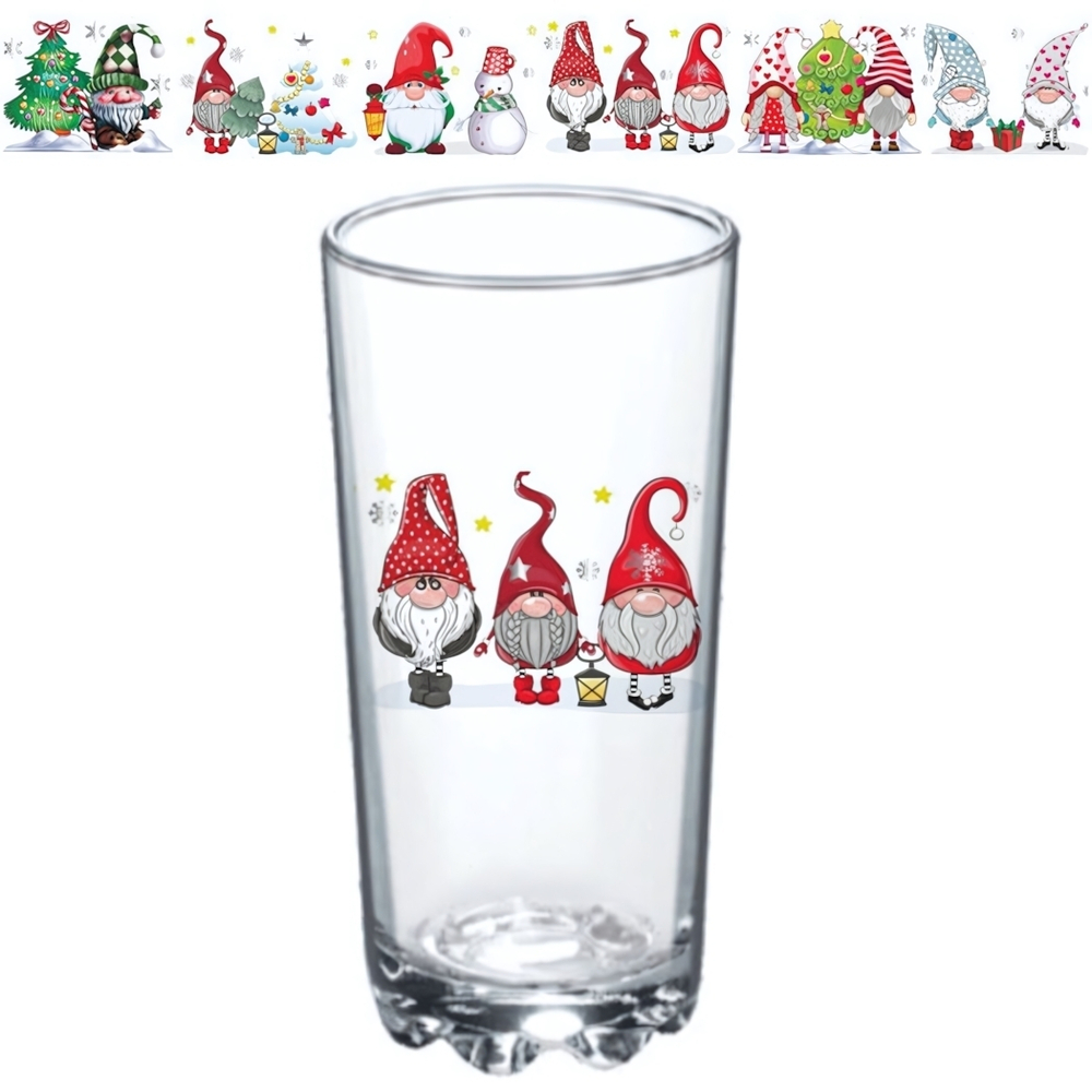 Стакан 280мл «Гномы в деле» 6 видов