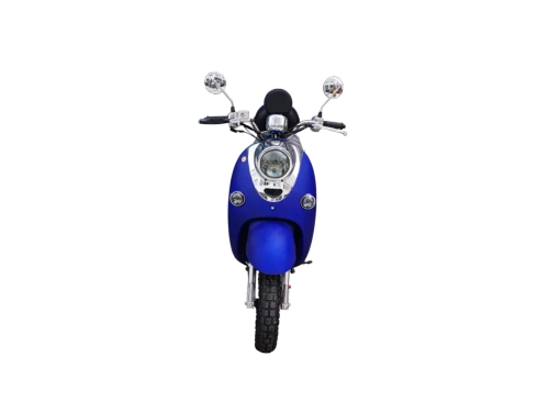 Скутер VENTO RETRO 49cc (150) сигнализация с автозапуском цвет MATTE BLUE