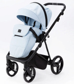 Детская коляска Adamex Quantum 2 в 1 Q-TK25 (ГОЛУБОЙ)