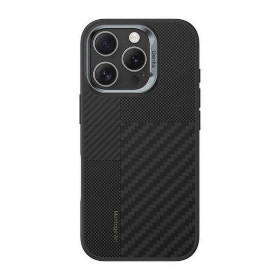 Чехол Benks Montage ArmorPro Case Kevlar для iPhone 16 Pro Max 6.9&quot; черный кевлар