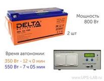 Комплект инвертор МАП SIN ЭНЕРГИЯ Pro 1,3кВт 12В с 2 АКБ Delta GEL 12-200 - фотография Комплект инвертор МАП SIN ЭНЕРГИЯ Pro 1,3кВт 12В с 2 АКБ Delta GEL 12-200 - фотография