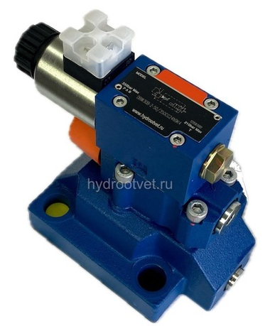 DBW30B2-5X/315CG24N9K4 - Предохранительный клапан Ду32 с давлением настройки до 315 бар, управление - X и Y - внутренние с разгрузкой B = открыт с электроуправлением G24