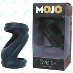 Насадка на фаллос силиконовая черная Molo Svelte