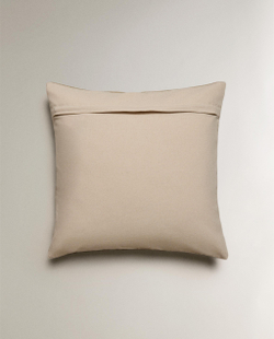 Zara Home наволочка декоративная из льна, зелёный, 50x50 см