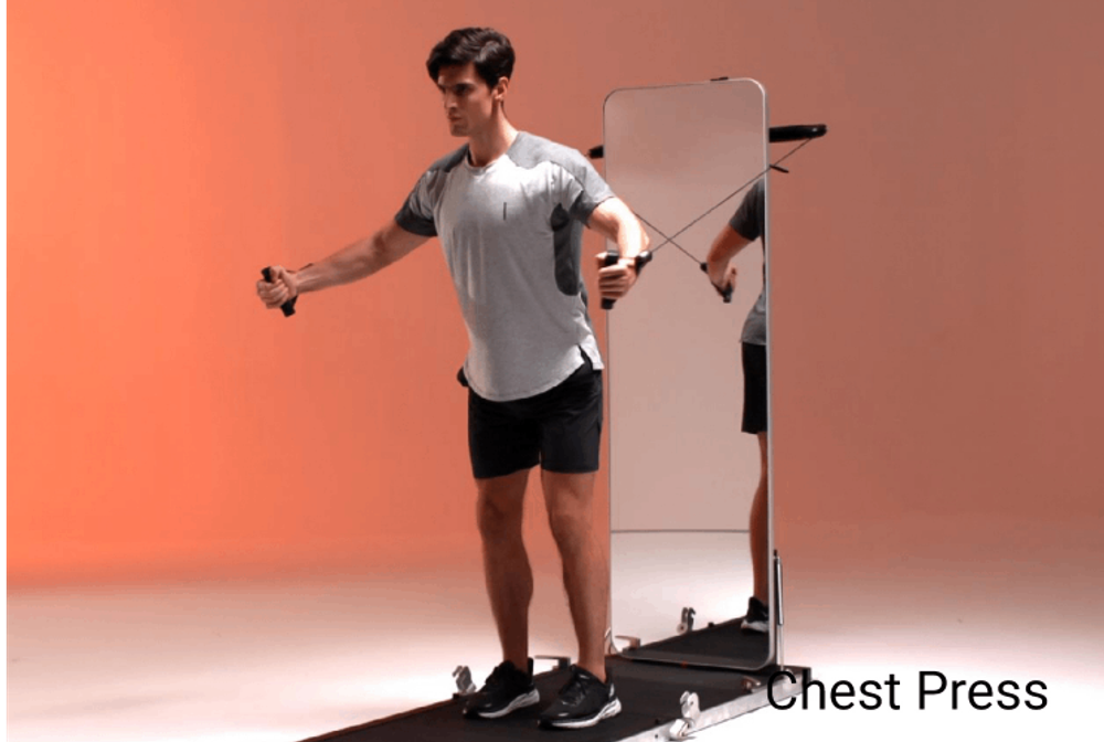 Функциональный тренажер с интерактивным зеркальным дисплеем Splan E+